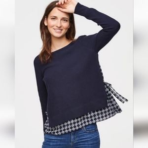 Loft Mixed Media Sweater